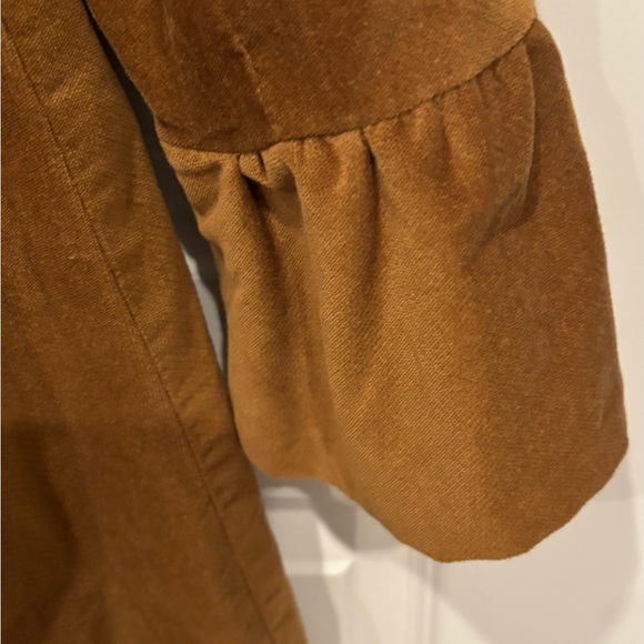 Judith March Brown Ruffled Coat - Picture 5 of 5